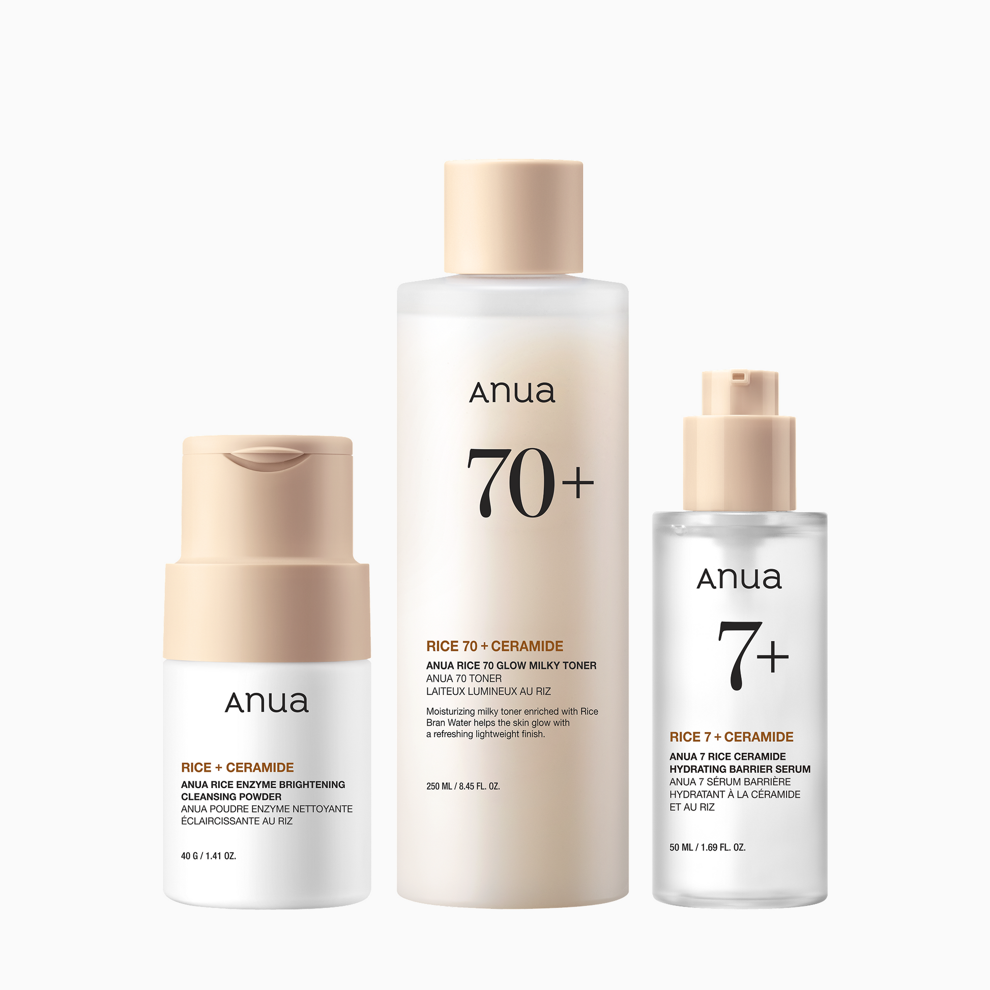 Rice Nourishing Trio for Dry Skin