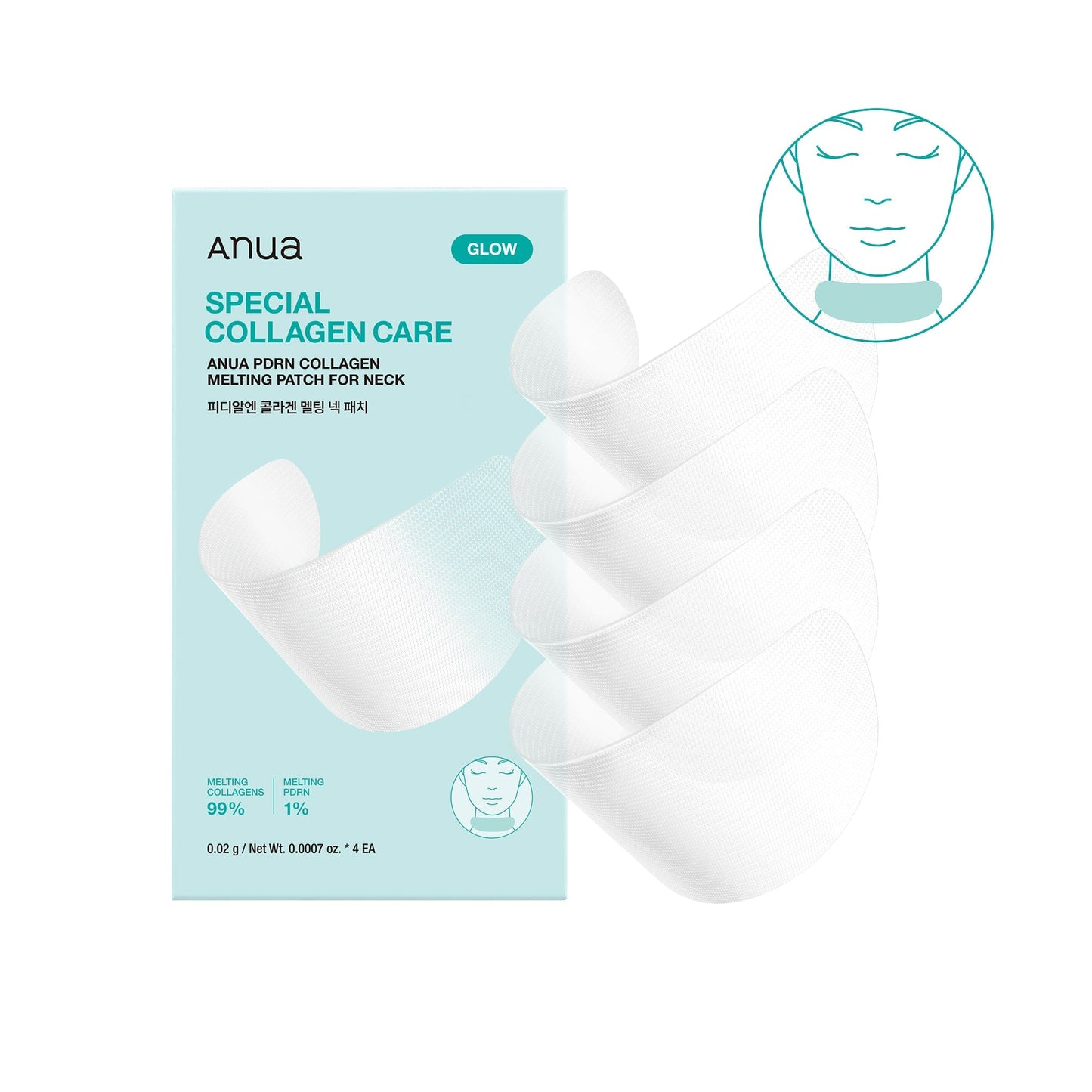 PDRN Collagen Melting Patch For Neck 4ea